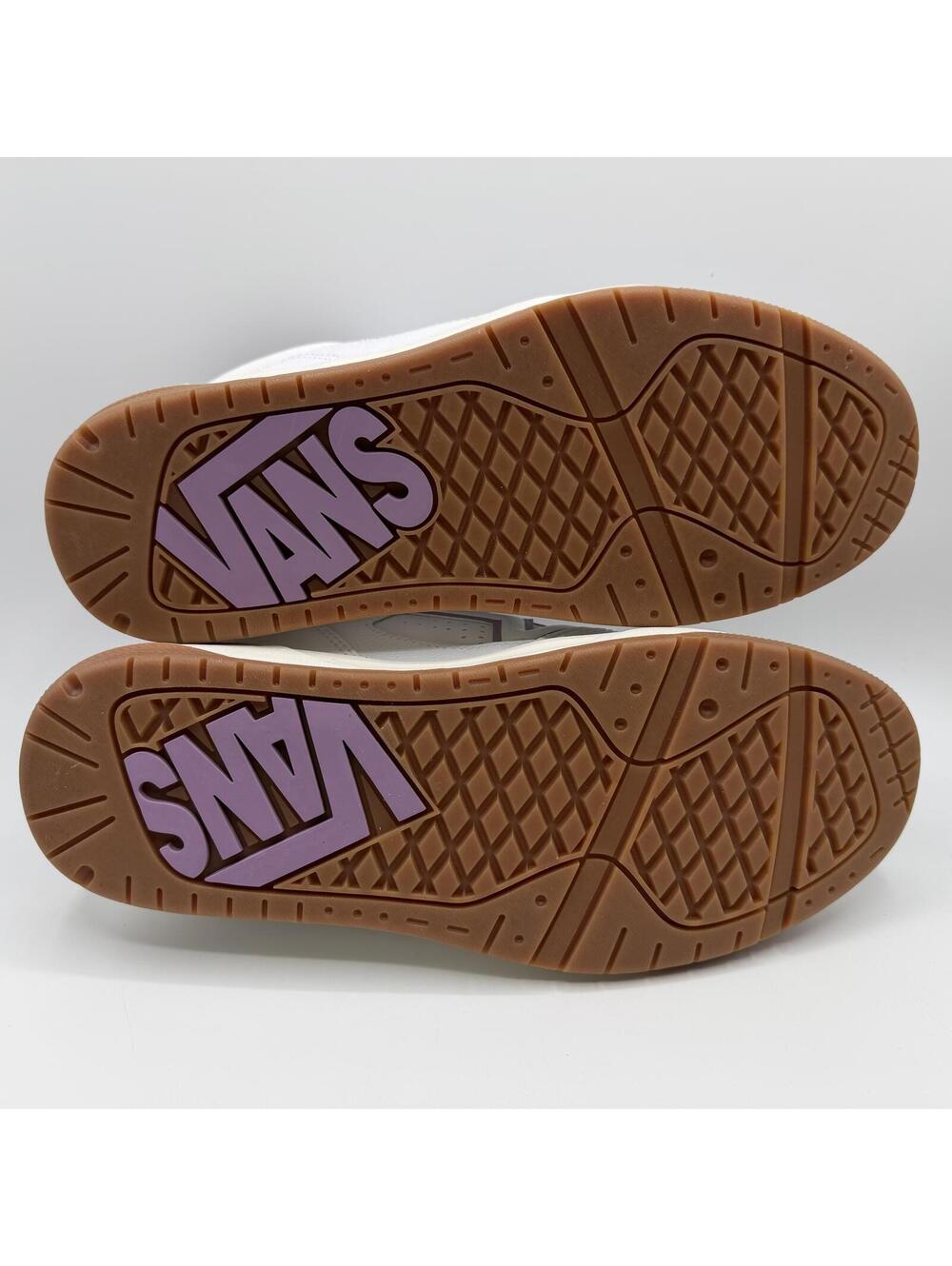 VANS Upland Vintage Leather Purple White VN000D1HPRP Women's Size 9.5 - Picture 5 of 14